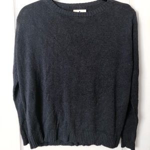 Brandy Melville Navy Blue Sweater Long Sleeve Top